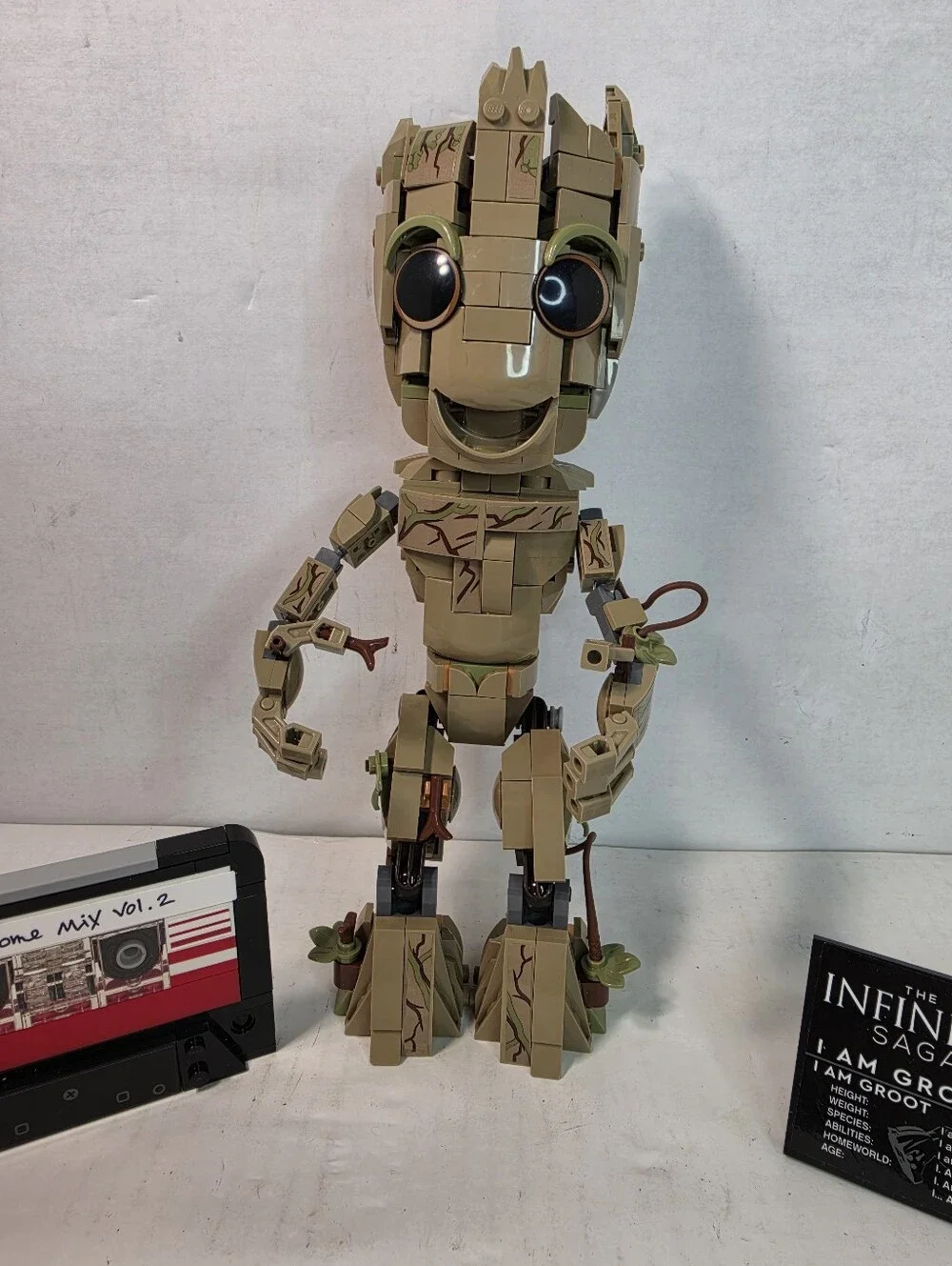 Lego Marvel Studios The Infinity Saga I am Groot model (set number 76217).